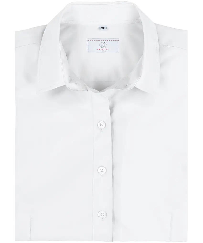 Greiff Damen-Bluse kurzarm Basic Regular Fit