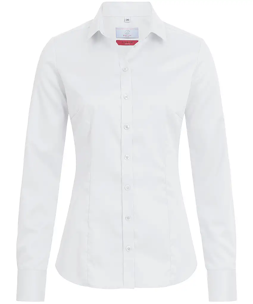 Greiff Damen Bluse Premium langarm Slim Fit