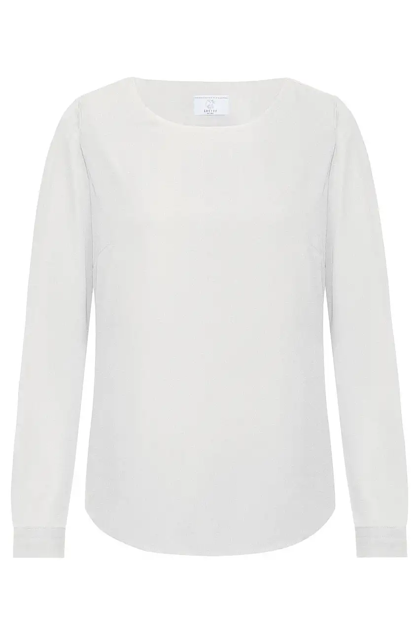 Greiff Damen Chiffon-Bluse Regular Fit