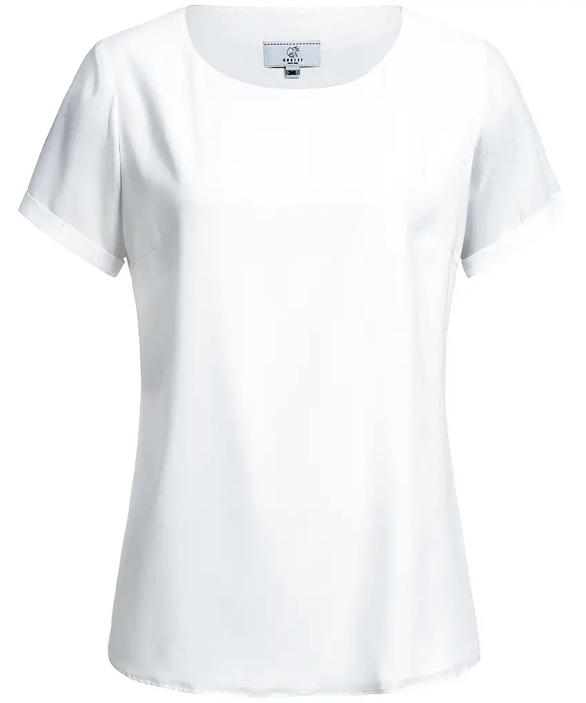 Greiff Damen Chiffon-Bluse kurzarm Regular Fit