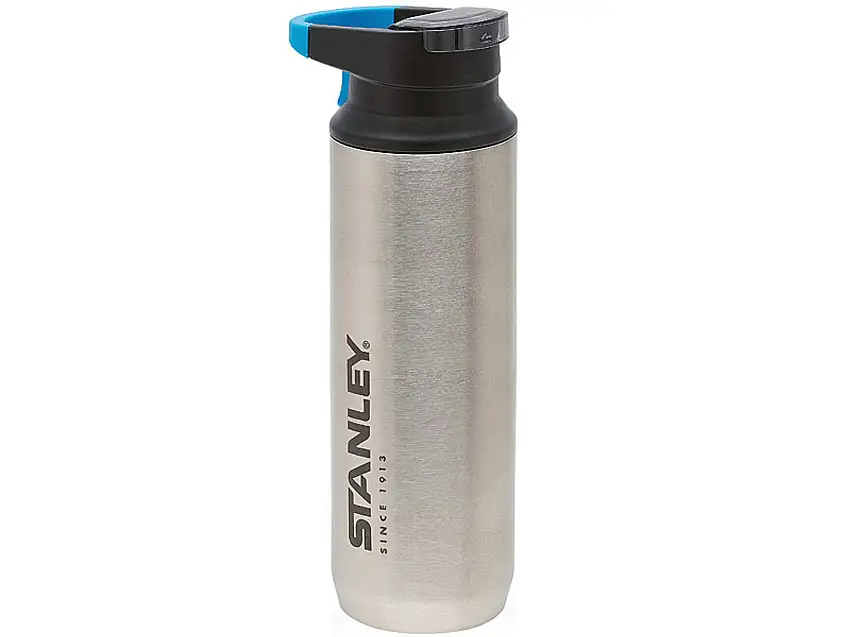 Stanley MOUNTAIN VACUUM SWITCHBACK MUG, Einhandtrinkbecher, 18/8 Edelstahl, gebürstet, Vakuumisolation, Deckel 2-teilig