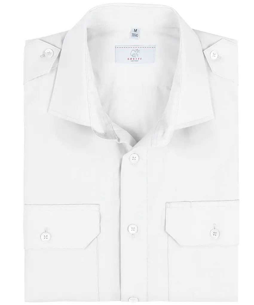 Greiff Herren-Pilothemd kurzarm Basic Regular Fit