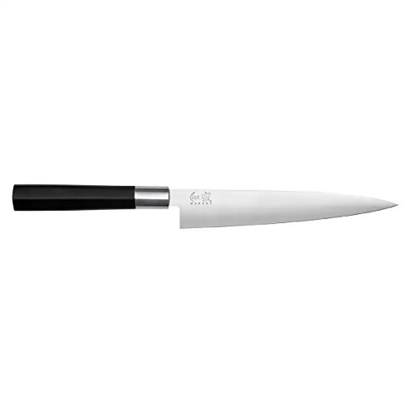 KAI Wasabi Black flexibles Filiermesser, 7" (18,0 cm)