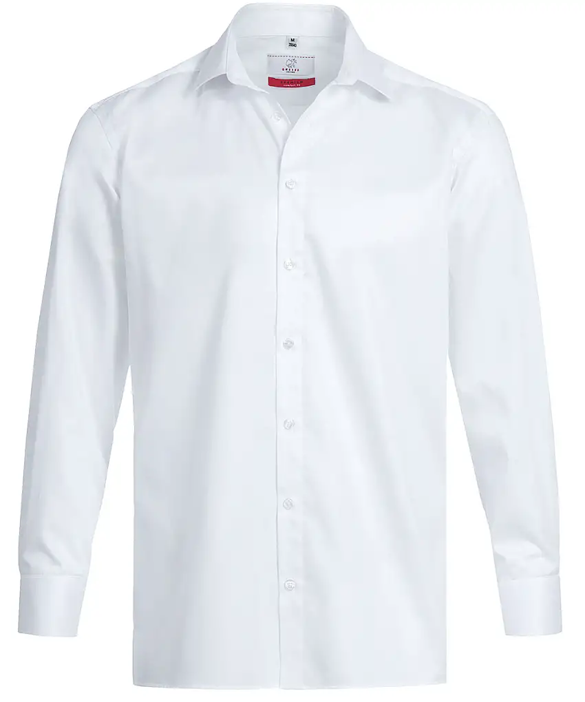 Greiff Herrenhemd weiß langarm Premium Comfort Fit