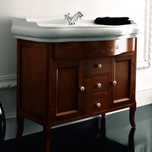 Nostalgie Waschtisch Konsole Oxford 100 cm komplett mit Kommode