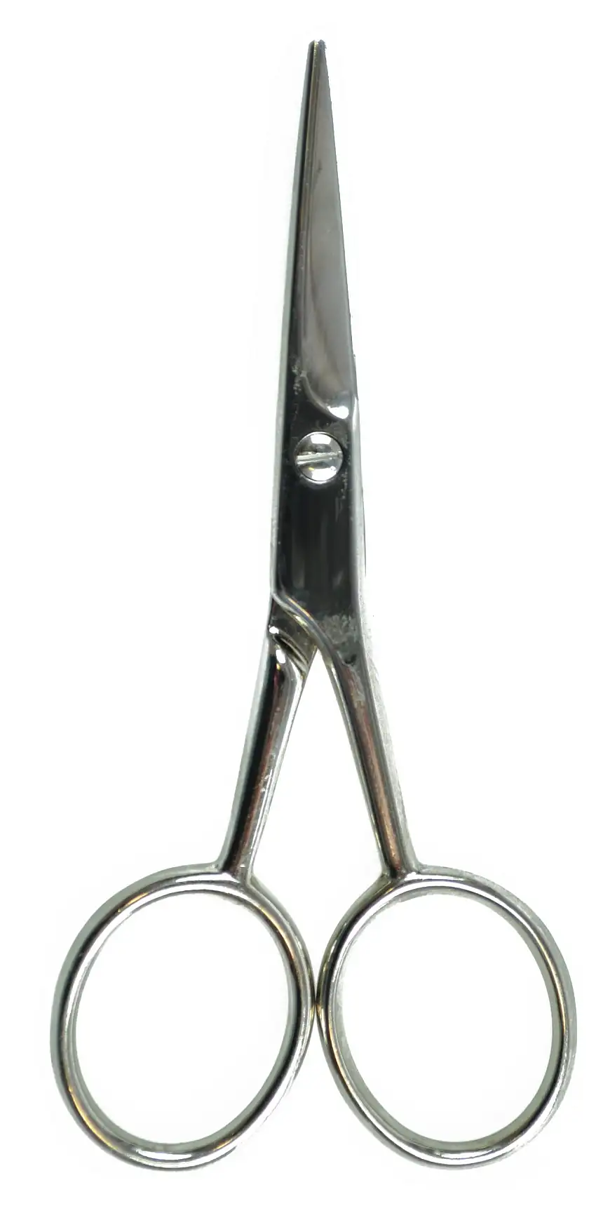 Golddachs Bartschere, 10 cm, vernickelt, im Blister