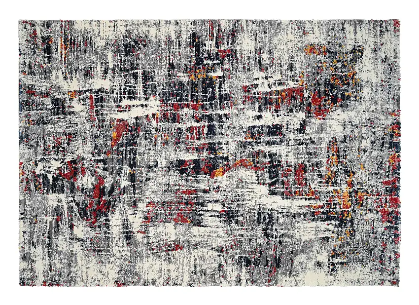 Webteppich Collage Six Multicolor 65 x 130 cm
