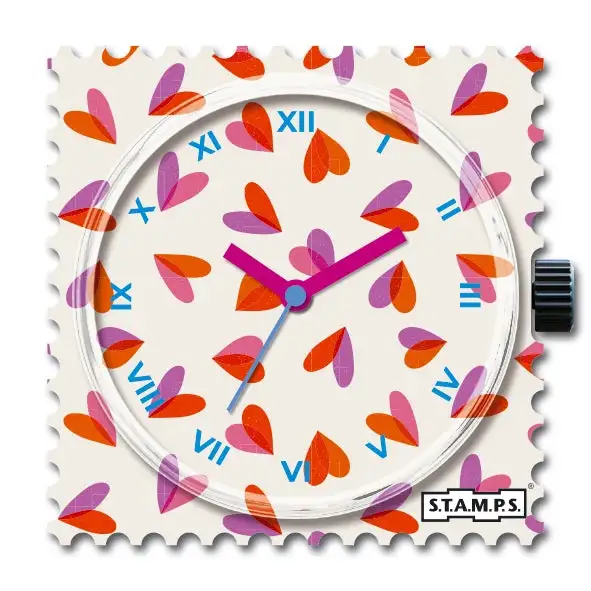 S.T.A.M.P.S. Uhr Zifferblatt Heartbeat