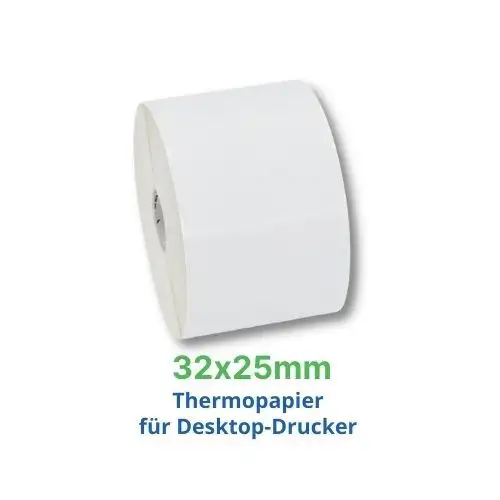 Zebra Z-Select 2000D, Etikettenrolle, Thermopapier, 32x25mm, 800261-105
