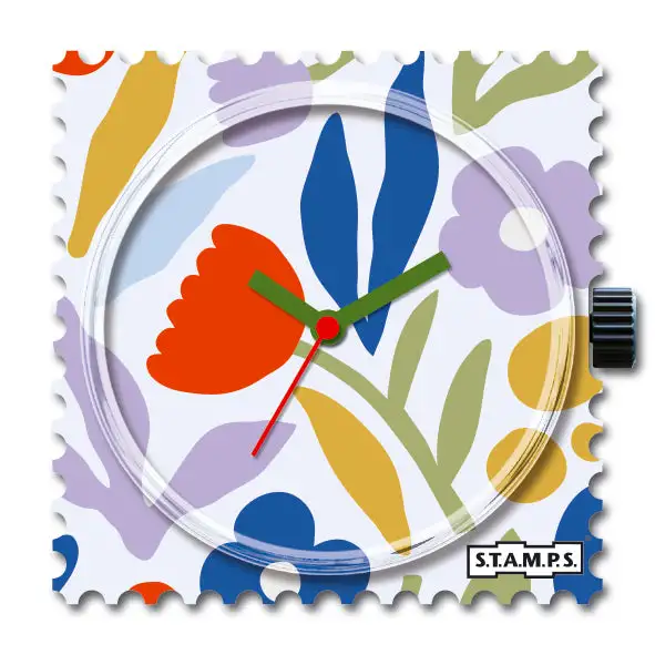 STAMPS Uhr Zifferblatt Bouquet