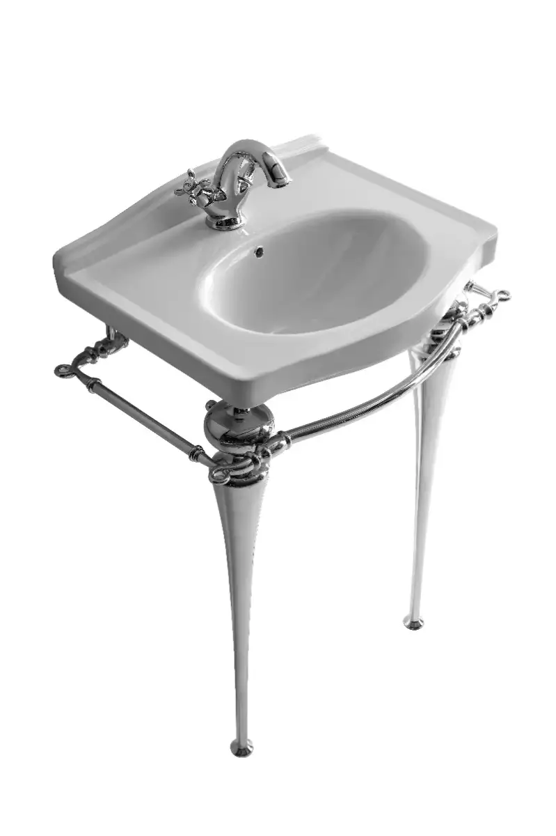 Waschbecken Margaret 65cm mit Metallunterbau