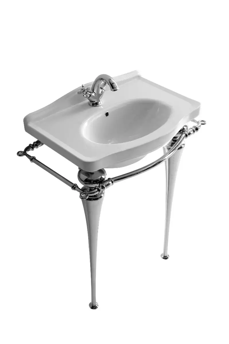 Waschbecken Margaret 55cm mit Metallunterbau