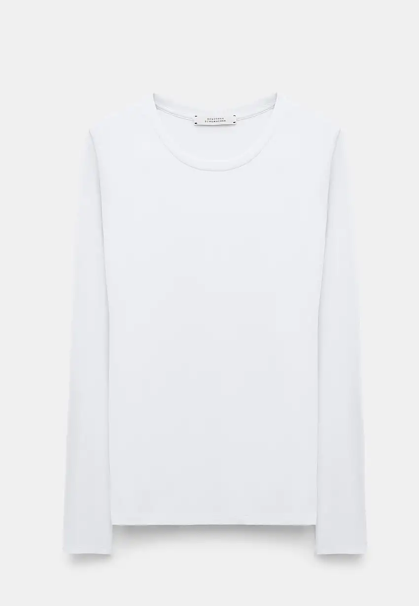 Dorothee Schumacher - Langarmshirt camellia white
