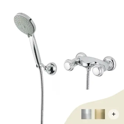 Duscharmatur mit Brauseset Axo