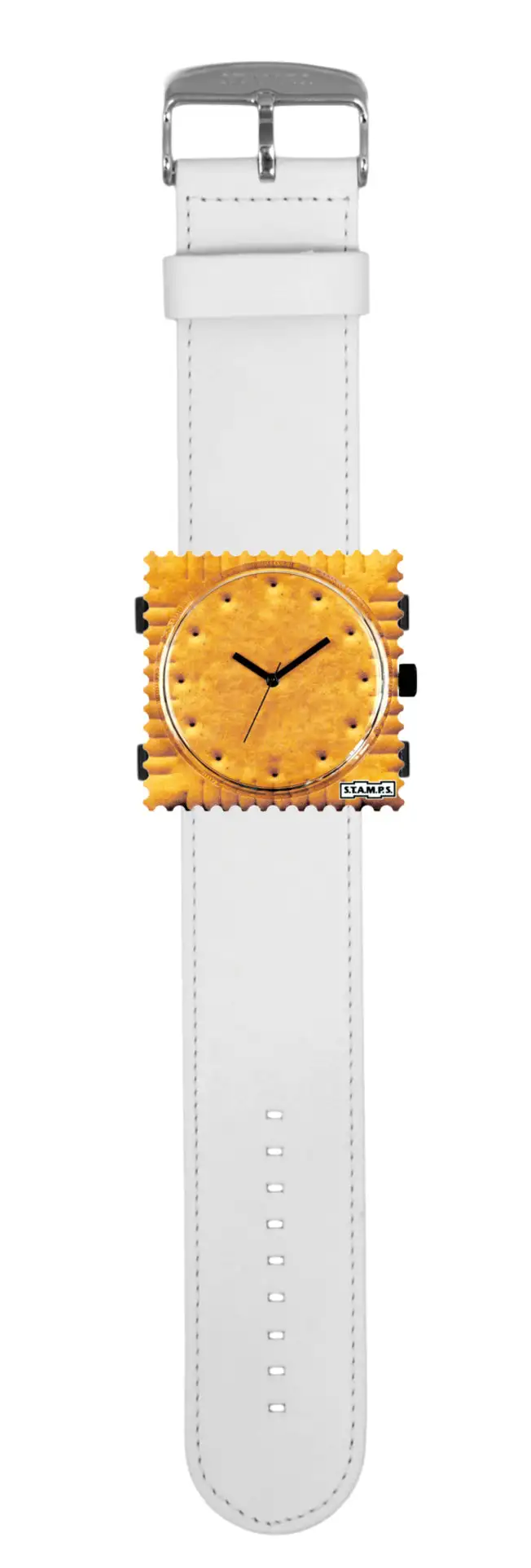 STAMPS Damen Uhr komplett - Zifferblatt Cookie mit Armband White