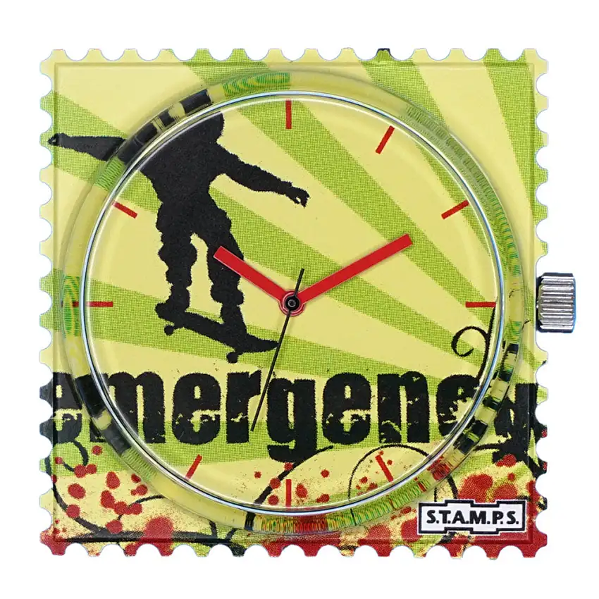 S.T.A.M.P.S. Zifferblatt Emergency wasserfest