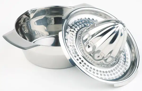 APS Zitronenpresse Ø 12 / 17 cm, H: 10,5 cm , Edelstahl, hochglanzploiert