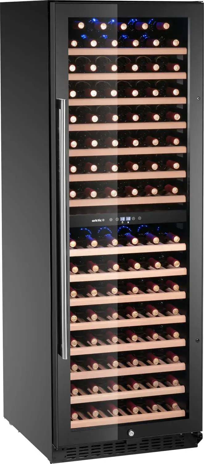 Hendi Weinkühlschrank, 2 Zonen, 131Flaschen