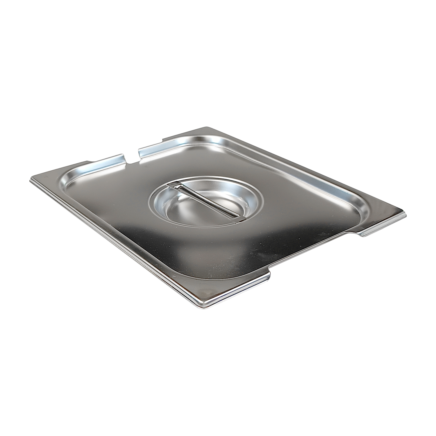 RM Gastro Deckel GN 1/2 Kellenöffnung Fallgriff Edelstahl / REDFOX - VGN 1/2 NU