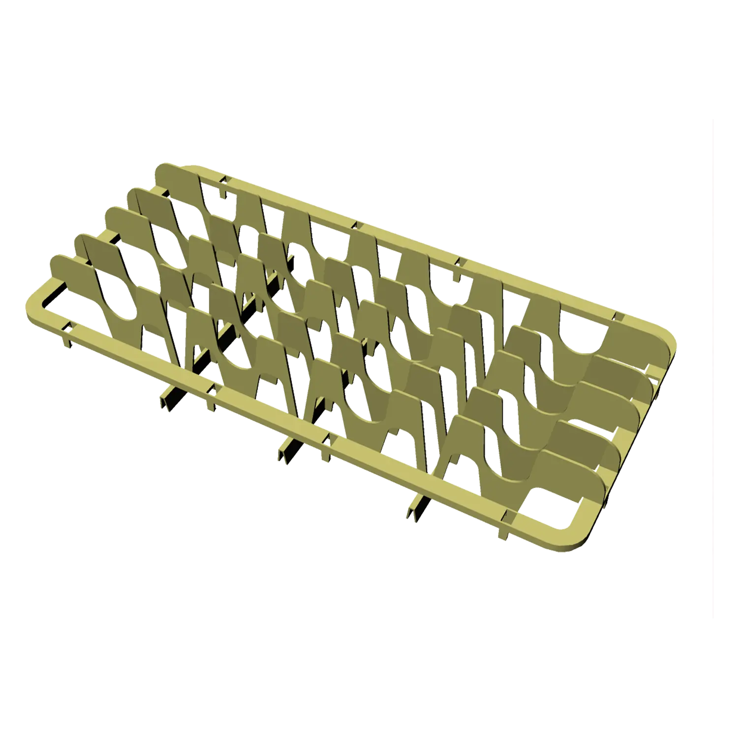 RM Gastro Aufsatz Plastik für Teller 50x50x4 / REDFOX - C 1411