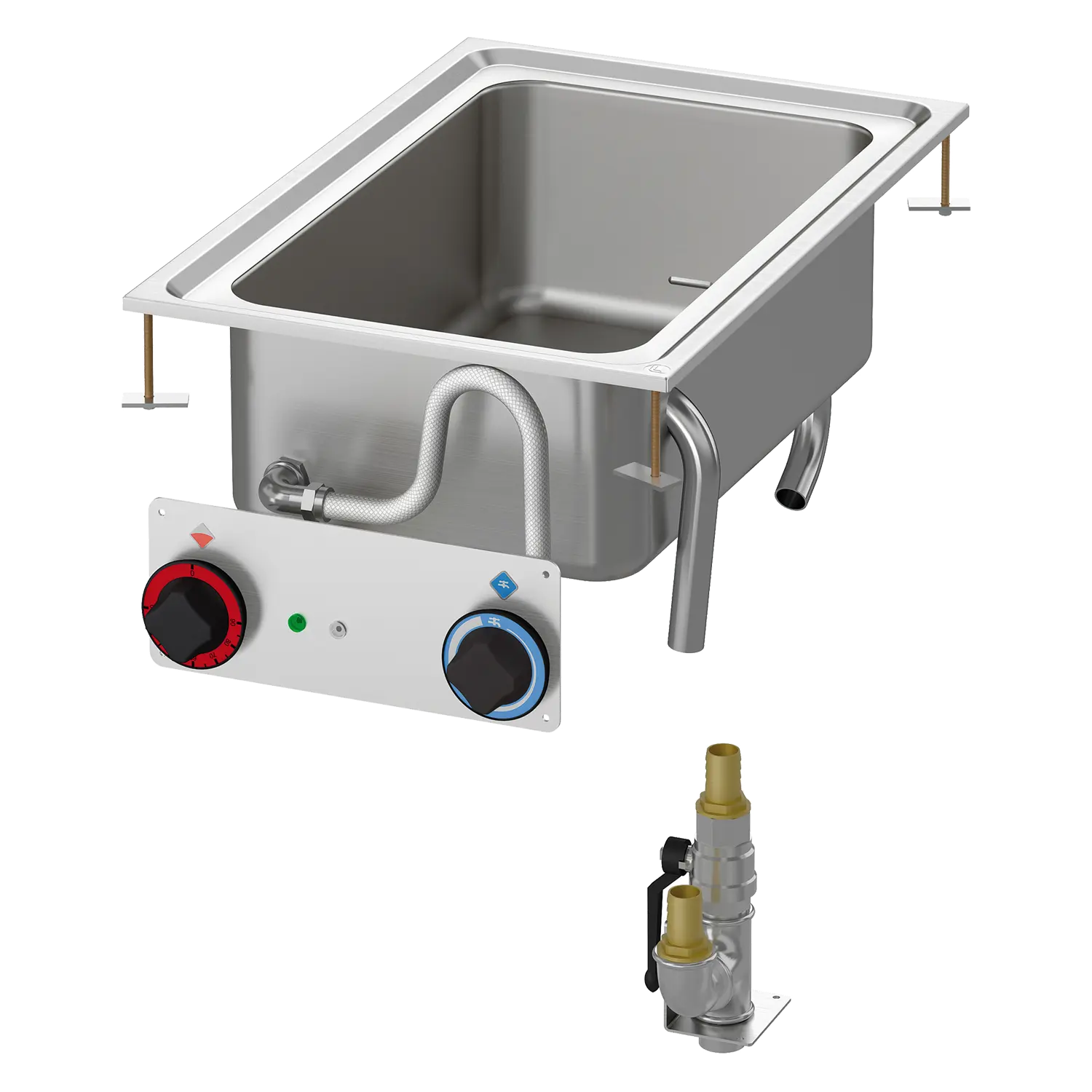 RM Gastro Bain Marie drop-in elektrisch GN 1/1 - 150 / RM - BMD-64 EM