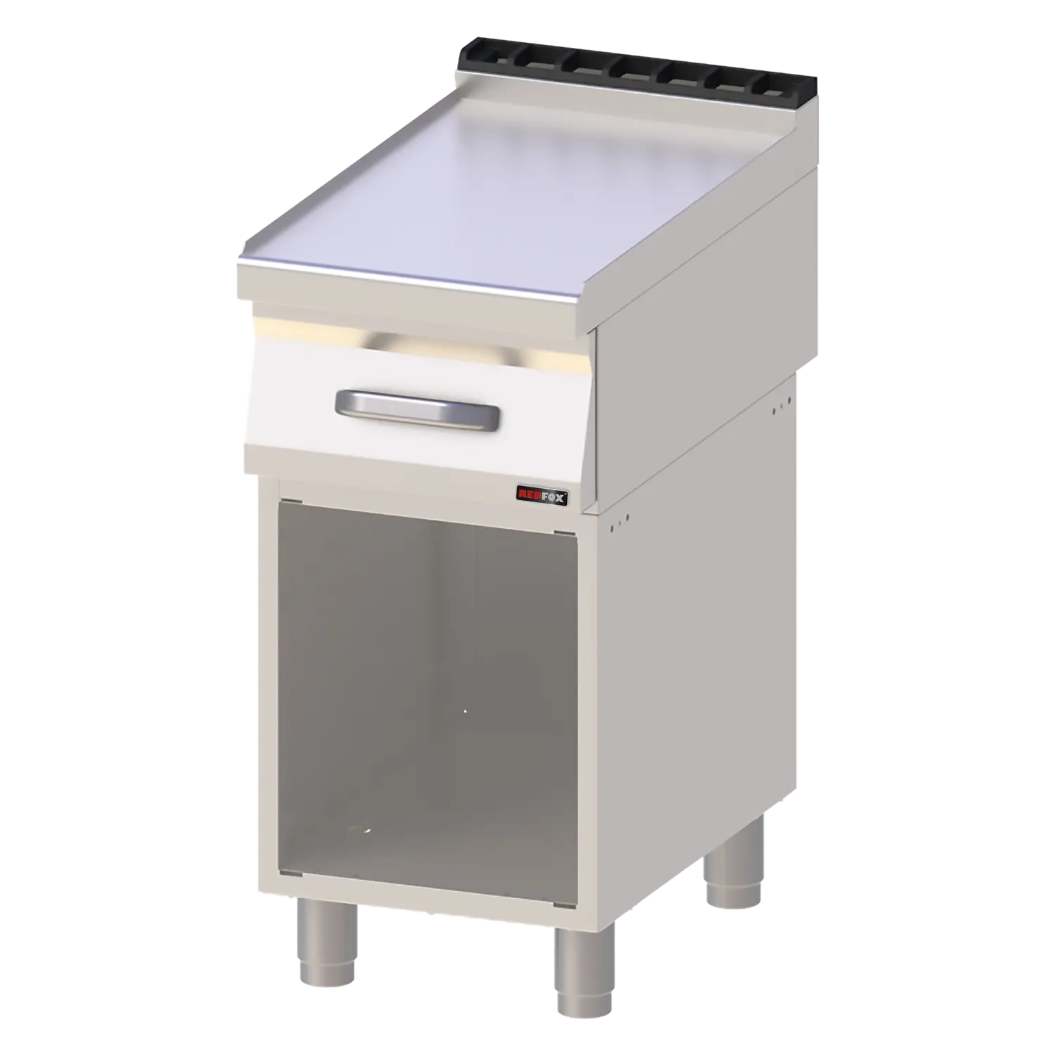 RM Gastro Arbeitsmodul 40x64 - 1x Schublade GN 1/1 / REDFOX - PP 70/40