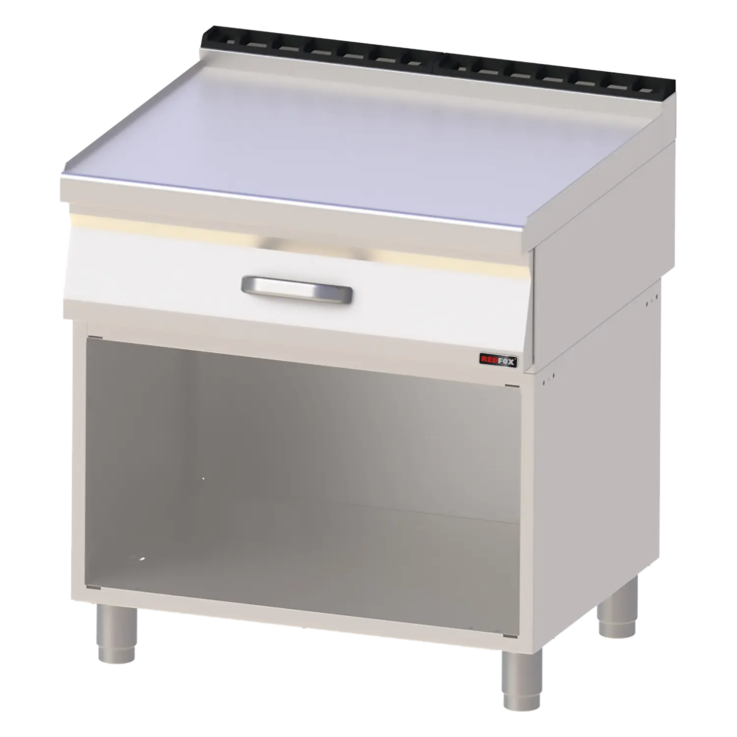 RM Gastro Arbeitsmodul 80x64 - 1x Schublade 2x GN 1/1 / REDFOX - PP 70/80