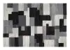 Webteppich Nara Grau-Schwarz 80 x 150 cm
