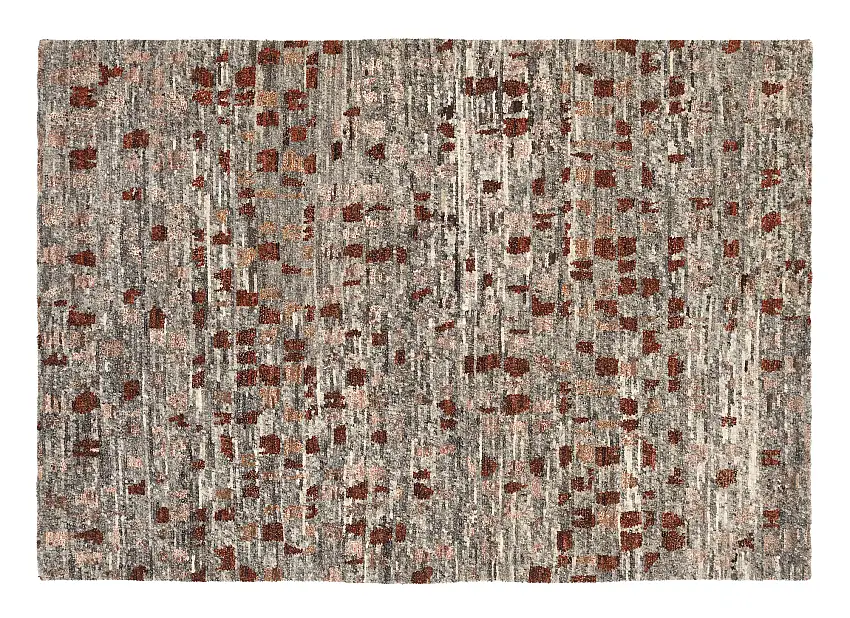 Teppich aus Nepal Haat Rot 140 x 200 cm