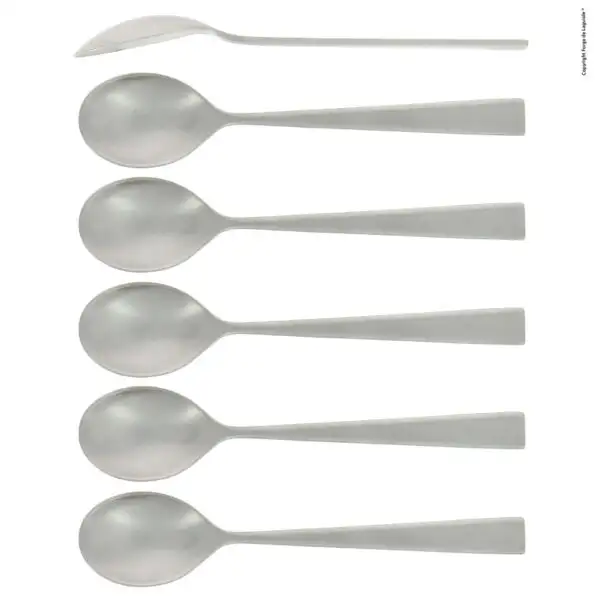 Cuillères à soupe Gamme Elégance satinée, coffret de 6