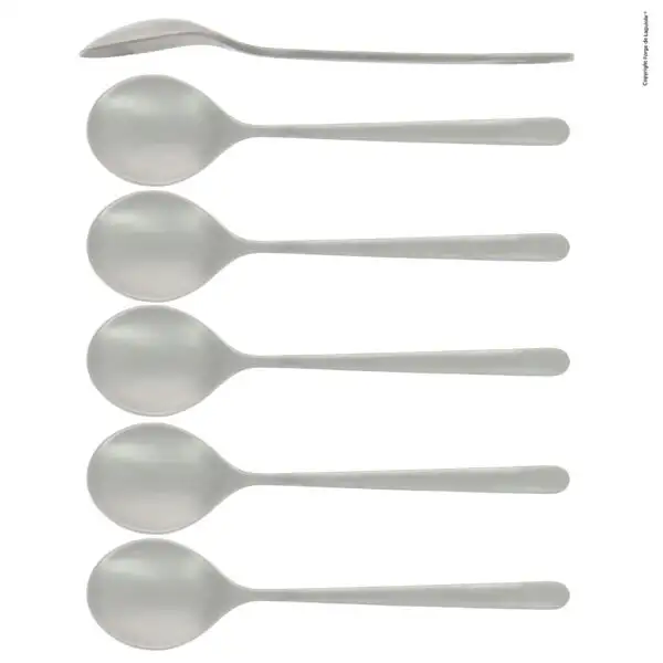 Cuillères à soupe Gamme Essentielle satinée, coffret de 6