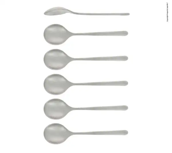 Cuillères à café Gamme Essentielle satinées, coffret de 6