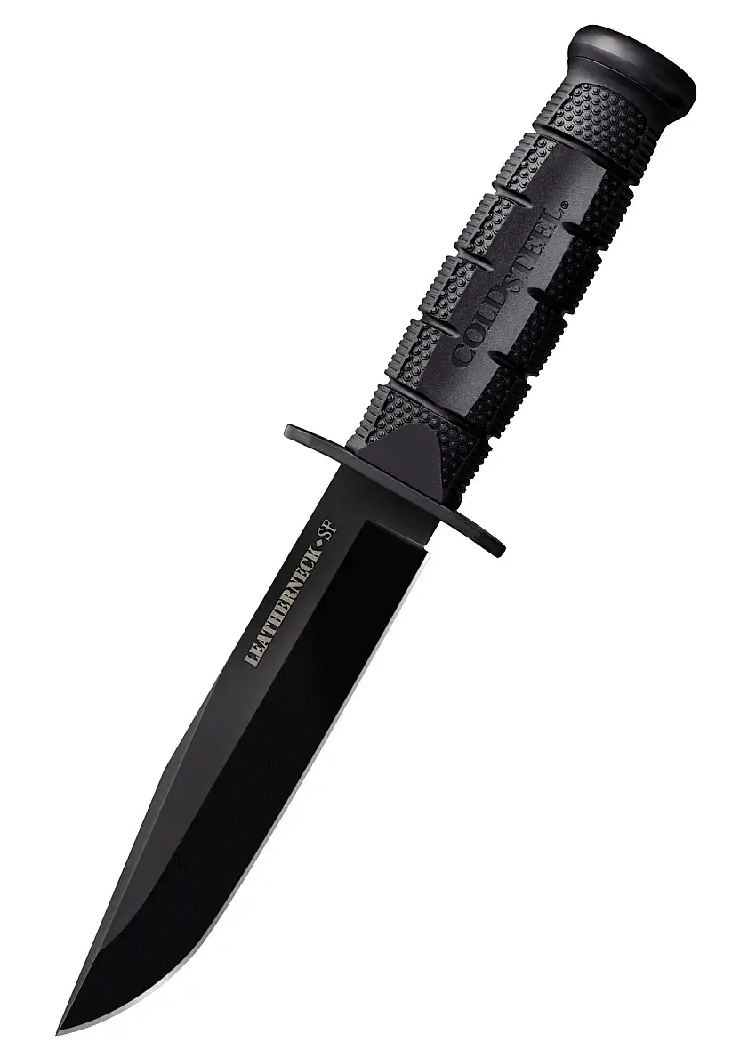 Cold Steel LEATHERNECK SF Einsatzmesser, Stahl D2, DLC-Beschichtung, Kray-Ex-Griff, Secure-Ex-Scheide