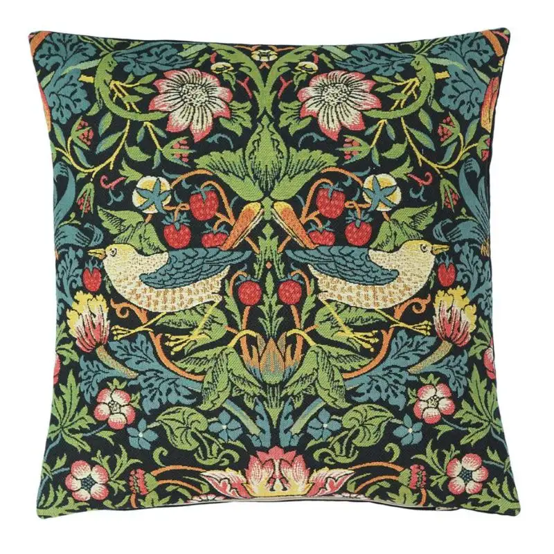 Kissenhülle Gobelin „Erdbeerdiebe“ nach William Morris