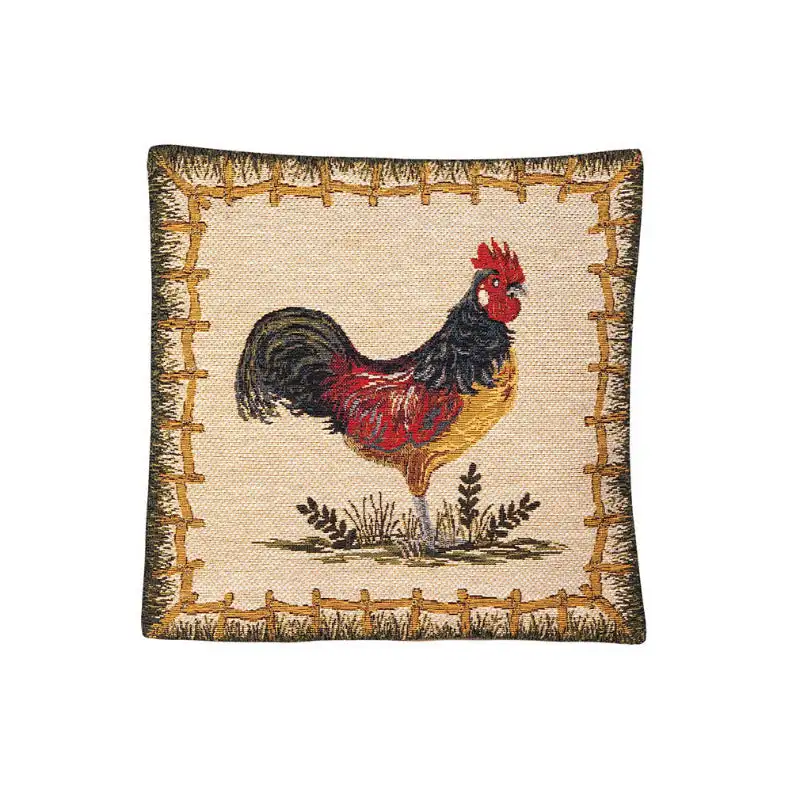 Kissenhülle Gobelin 33 x 33 Motiv gallischer Hahn
