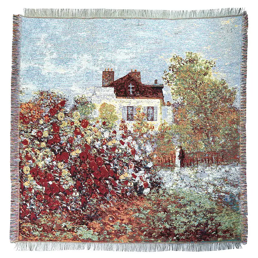 Gobelin Tischdecke Monet Haus des Künstlers 140 x 140