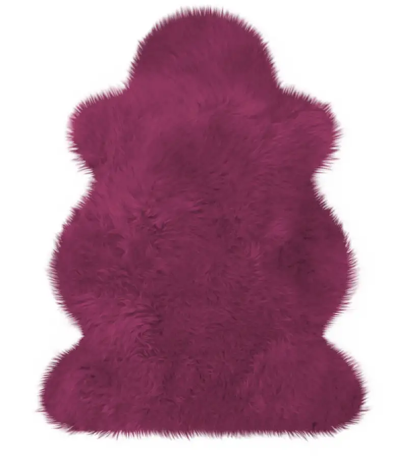 Australisches Lammfell Waldbeere 68 x 100 cm