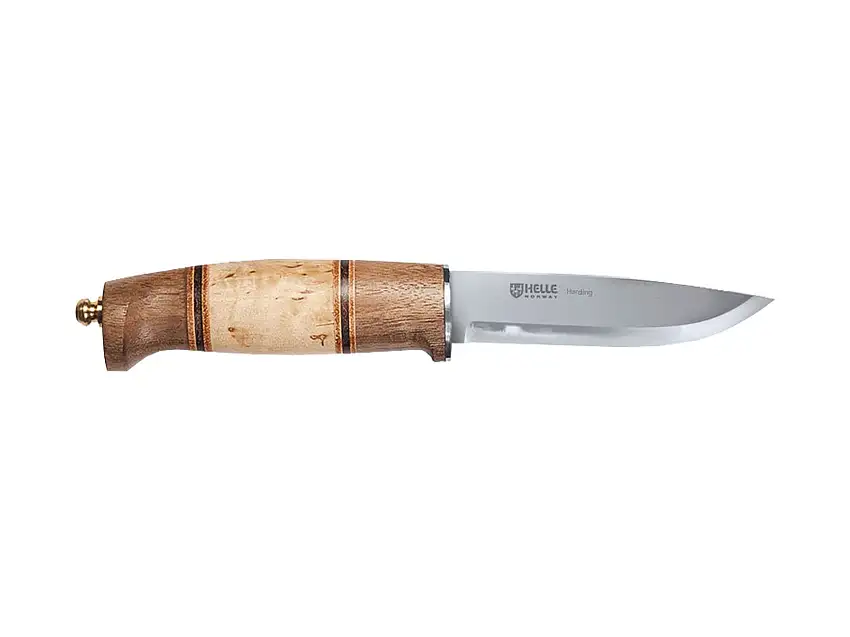 Helle Outdoormesser, Modell 99 Harding, Eiche, Birkenholz