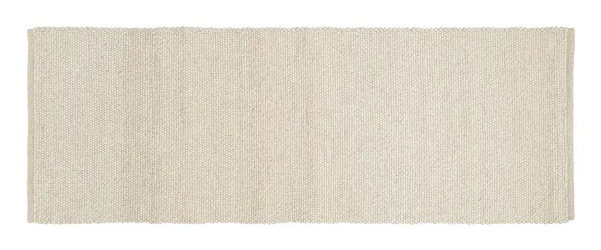 Handwebteppich Falak Wolle-Natur 80 x 250 cm