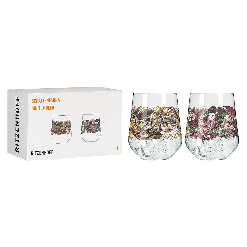 2er-Set Gin Tumbler Schattenfauna 2
