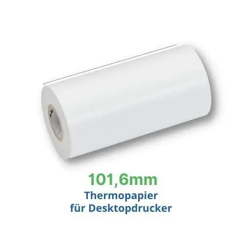 Zebra 8000D Linerless, Etikettenrolle, Thermopapier, 101,6mm, LD-R4LF5P