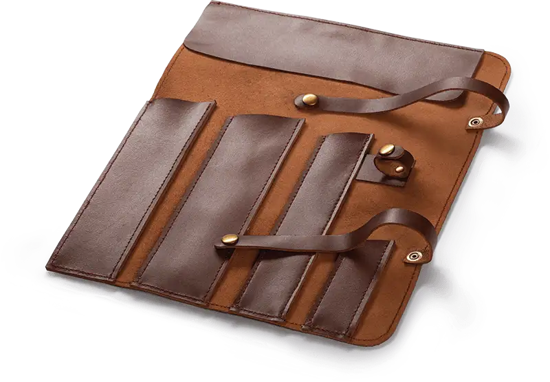 Napoleon Messertasche, Leder