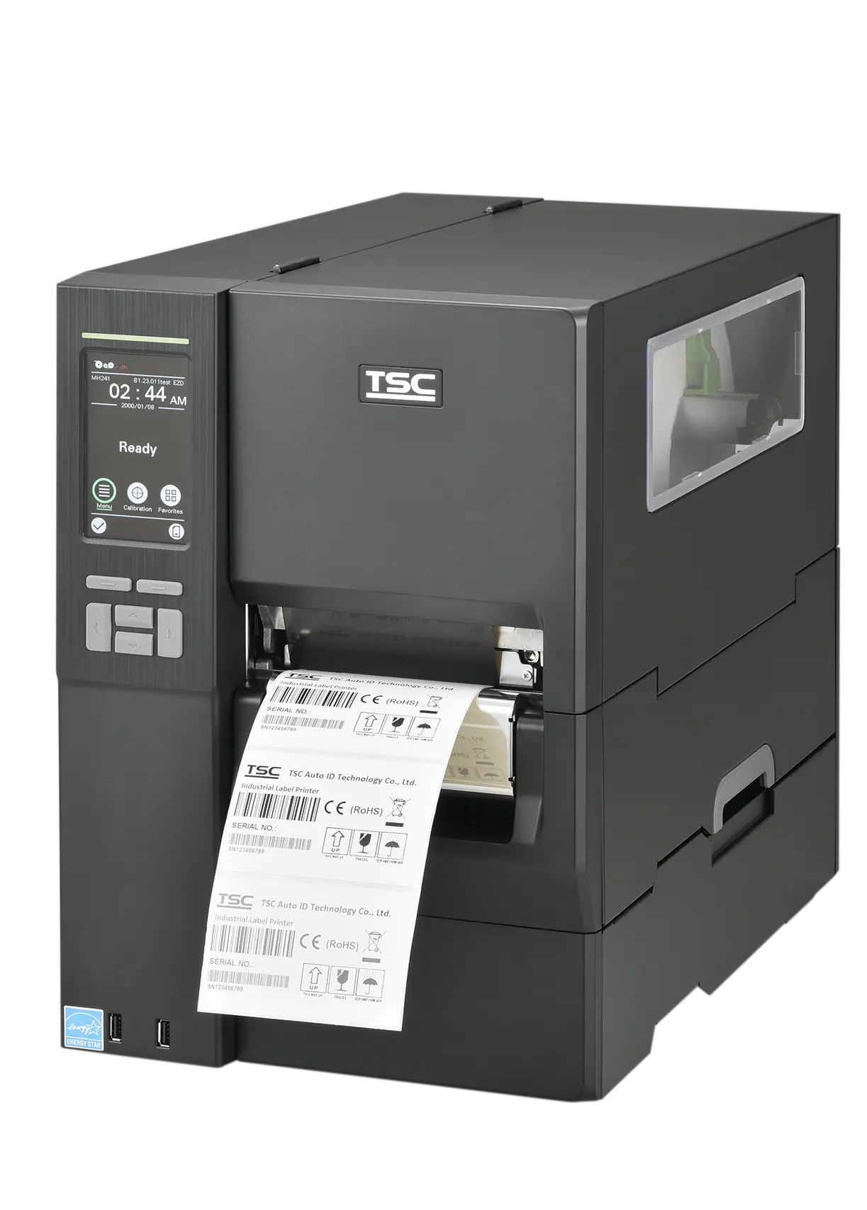 TSC MH241P, 203dpi, Rewinder, Disp., RTC, USB, RS232, Ethernet, MH241P-A001-0302
