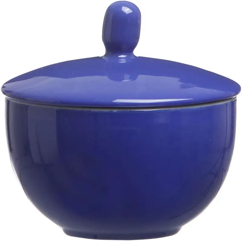 Zuckerdose Doppio Indigo blau