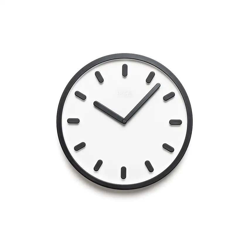 Magis - Tempo Wanduhr, schwarz