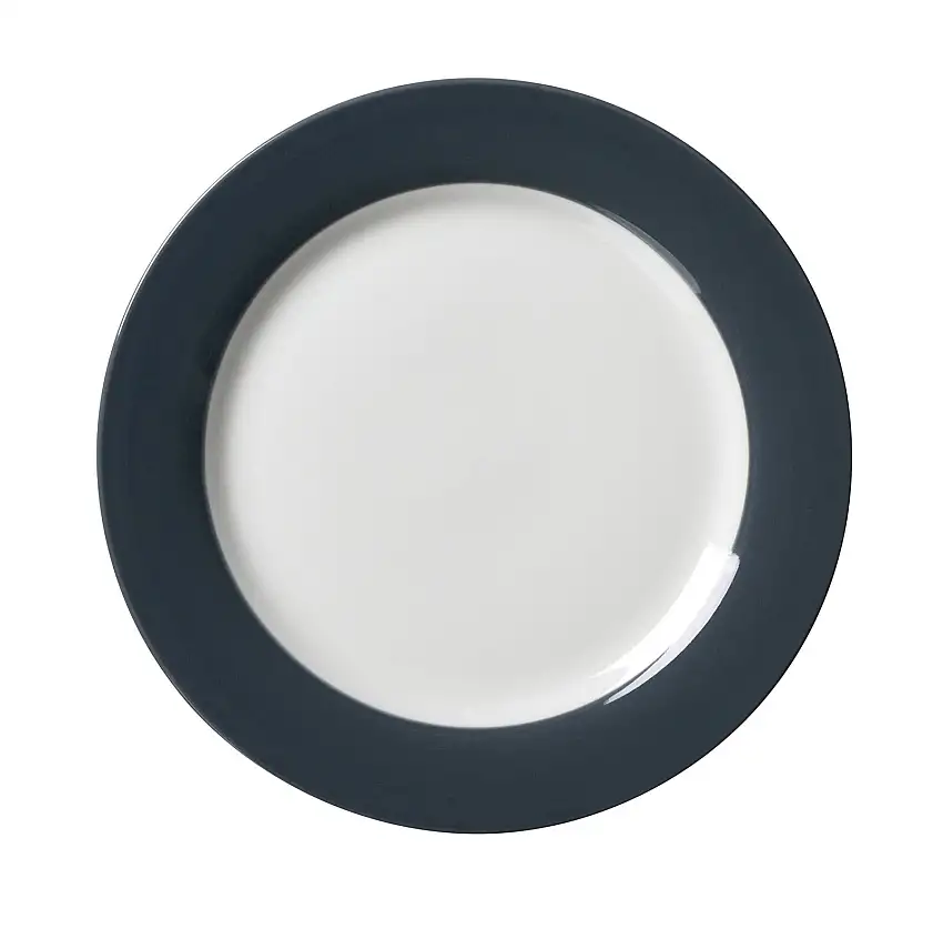Speiseteller Doppio anthrazit