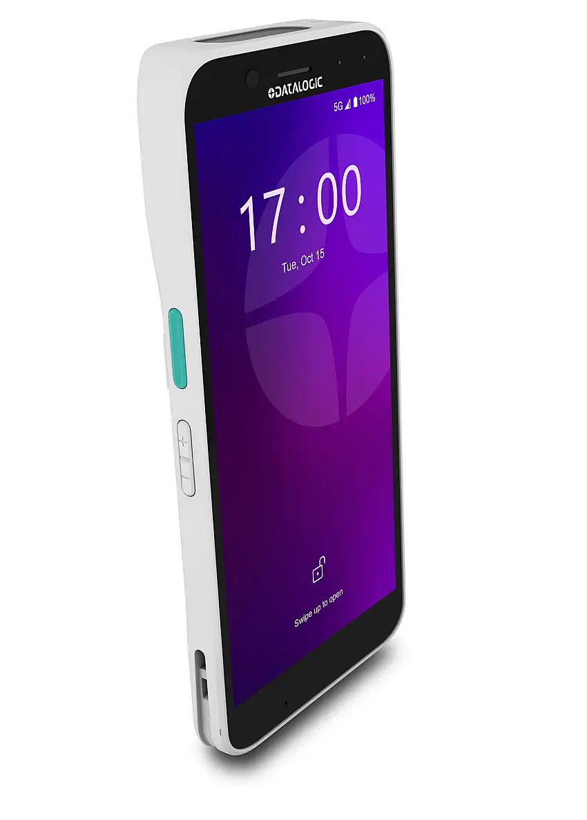 Datalogic Memor 17-HC, 2D, Projected Capacitive, USB-C, BT, WLAN (WLAN), eSIM, 5G, NFC, Android, weiß