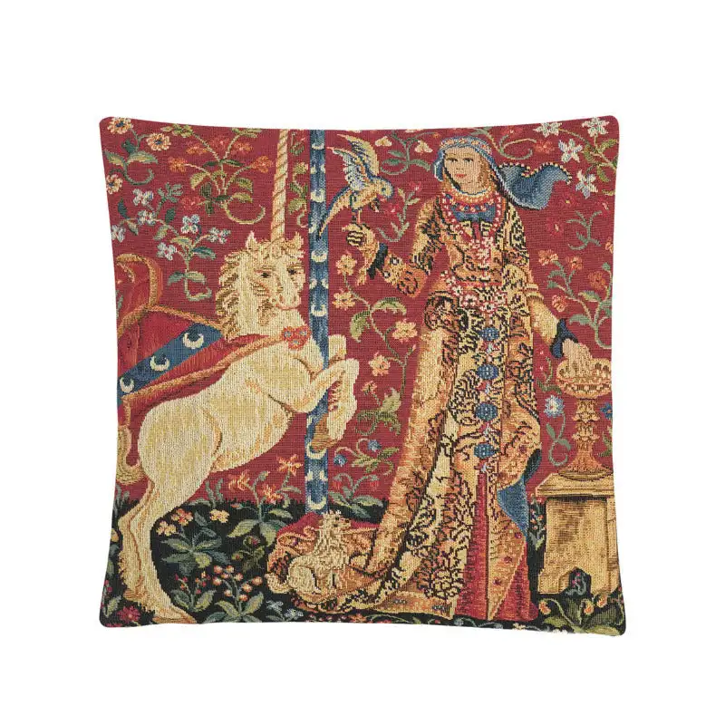 Kissenhülle Gobelin 33x 33 Die Dame und das Einhorn – The Taste
