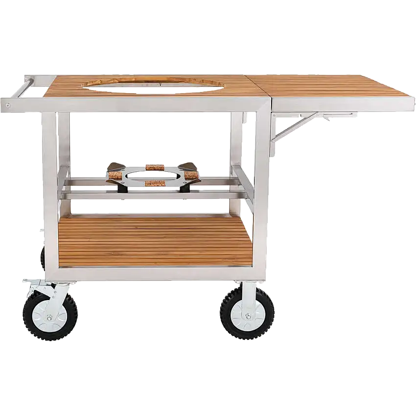 Monolith Buggy aus Edelstahl & Teak, Classic