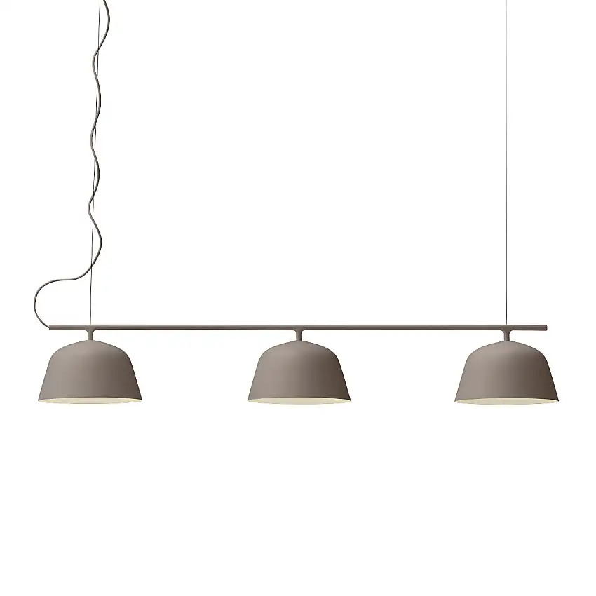 Muuto - Ambit Rail Pendelleuchte, taupe